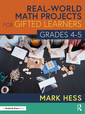 cover image of Real-World Math Projects for Gifted Learners, Grades 4-5